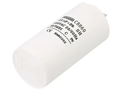 SR PASSIVES CBB60A-25/450 Kondensator: für Motoren, Betrieb 25uF 450V Ø45x90mm -25-70°C SR P