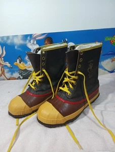 Vintage Herren Sorel Sentry Kaufman Arbeit Sicherheit Stahlkappe Ente Stiefel Größe 7 O - Bild 1 von 22
