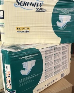 120 Serenity Softdry - Pannolone a Mutandina Extra Taglia M, 4 Conf Da 30pz - Foto 1 di 1