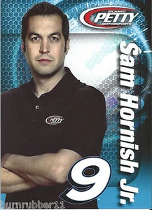 2015 SAM HORNISH JR "RICHARD PETTY MOTORSPORTS" #9 NASCAR SPRINT CUP POSTCARD - Picture 1 of 1