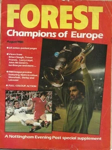 FOREST CHAMPIONS OF EUROPE ~ NOTTINGHAM POST SPECIAL SUPPLEMENT ~ 64 PAGES 1980 - Picture 1 of 1