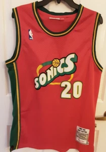 GARY PAYTON SEATTLE SUPERSONICS JERSEY MITCHELL & NESS SIZE 40 EXC COND - Picture 1 of 4