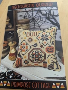 Halloween Quaker Cross Stitch Chart By Primrose Cottage Stitches - Picture 1 of 2