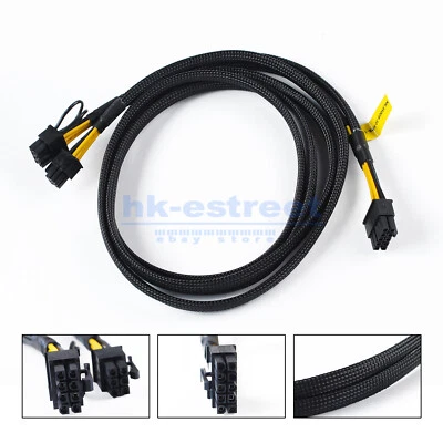 10pin to 6+8pin Power Adapter Cable for HP ML350 DL360 G9 Gen9 and GPU 120cm - Image 1 of 4