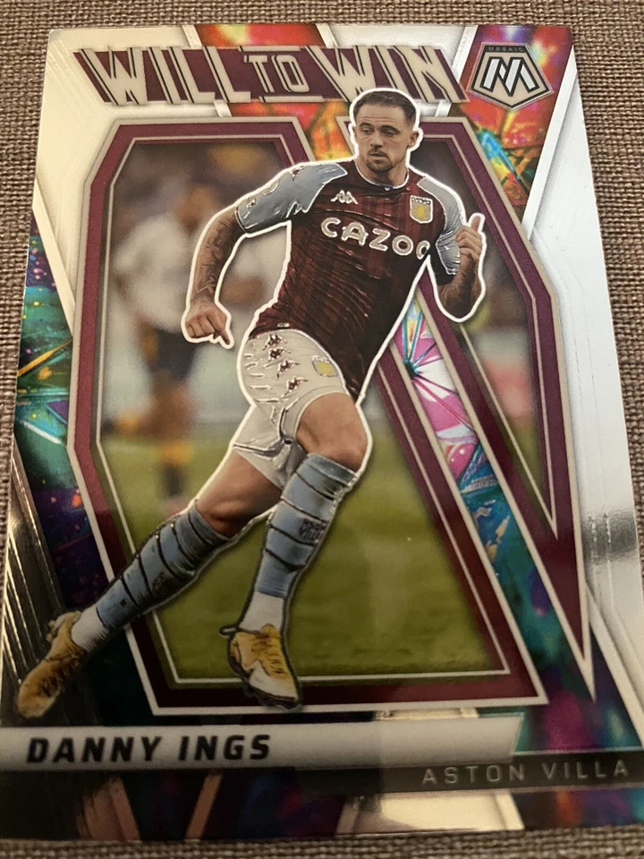 Danny Ings 2021 Panini Mosaic Premier League # 13 Will to Win Insert Aston Villa - Image 1 of 1