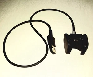 SYSTEM-S USB 2.0 Cable 20 7/8in Charging for Fitbit Charge 4 Smartwach IN Black - Picture 1 of 4