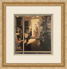 Norman Rockwell - Barbershop Quartet Custom Gallery Framed Print 