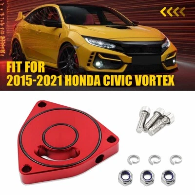 For 2015-21 Honda Civic Turbo Blow Off Valve Plate Spacer BOV 1.5T Coupe Billet - Image 1 of 4