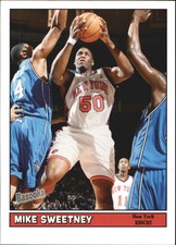 2005-06 Topps Bazooka New York Knicks Basketball Card #144 Mike Sweetney