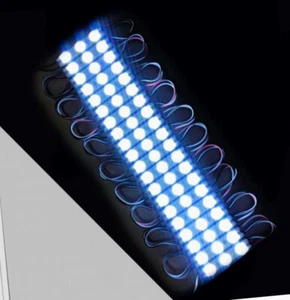 Modulo led 12v 20 strisce insegne tabelle luce verde blu - Foto 1 di 6