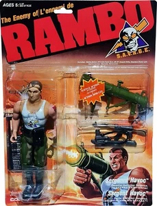 RAMBO: The Enemy of Rambo: Sergeant Havoc Figure, 1985/86 Vintage, New! MOSC!! - Picture 1 of 3