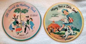 2 Vintage 78rpm Record Guild of America 6 1/2" - 4 Children's Rhymes & Songs - Picture 1 of 7