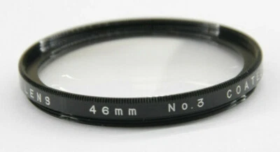 Vivitar- 46mm No.3 Coated Close-Up Lens Filter - Fair Glass - Used - W135 - Image 1 of 2