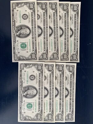 1981-A $100 Consecutive Hundred Sets Uncirc. - Image 1 of 4