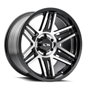 Ion 20x9 Wheel Gloss Black Machined 147 6x5.5 +18mm Aluminum Rim - Picture 1 of 4