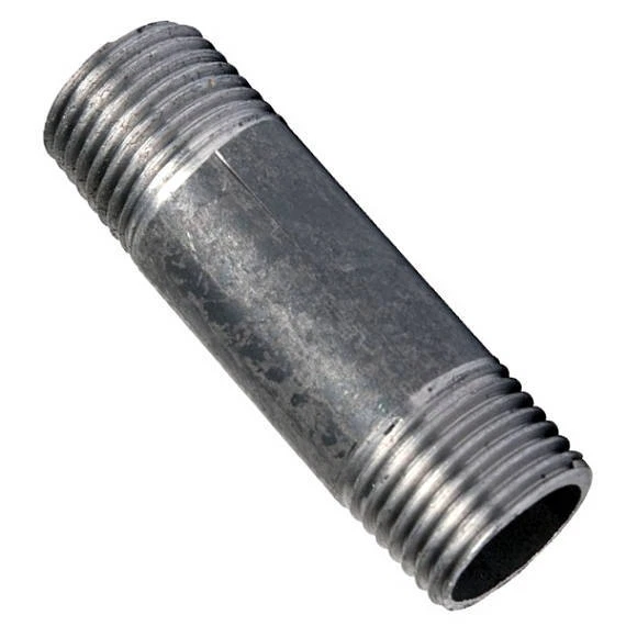 Barrel Nipple Black Malleable Iron Pipe Fitting BSP 1/2" & 3/4" - Image 1 of 1