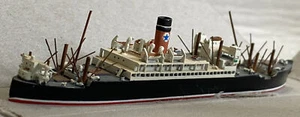 Albatros ~ MS TUSCAN STAR AL 111 ~ 1/1250 Model Ship Blue Star Line 1930 GB - Picture 1 of 15