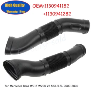 1Pair Air Intake Hose L/R Fits Mercedes Benz W215 W220 V8 5.0L 5.5L 2000-2006 - Bild 1 von 3