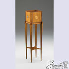 L43546:  Adams Style Tall Inlaid Satinwood Planter Pedestal or Stand ~ New