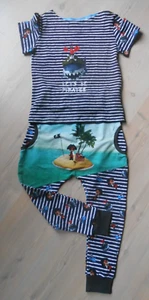 2 teiliges Jersey Set Gr. 122-128-lange Hose & Sommer T-Shirt - Bild 1 von 5