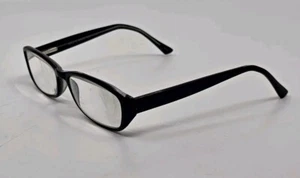 WP2010 BK/CR Black Rectangular Eyeglasses Frames 53 16 140 FRAMES ONLY - Picture 1 of 5