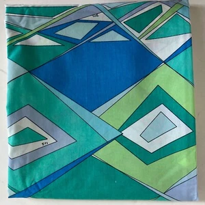 Vintage Emilio Pucci Queen Flat Sheet Classic Print - Picture 1 of 10
