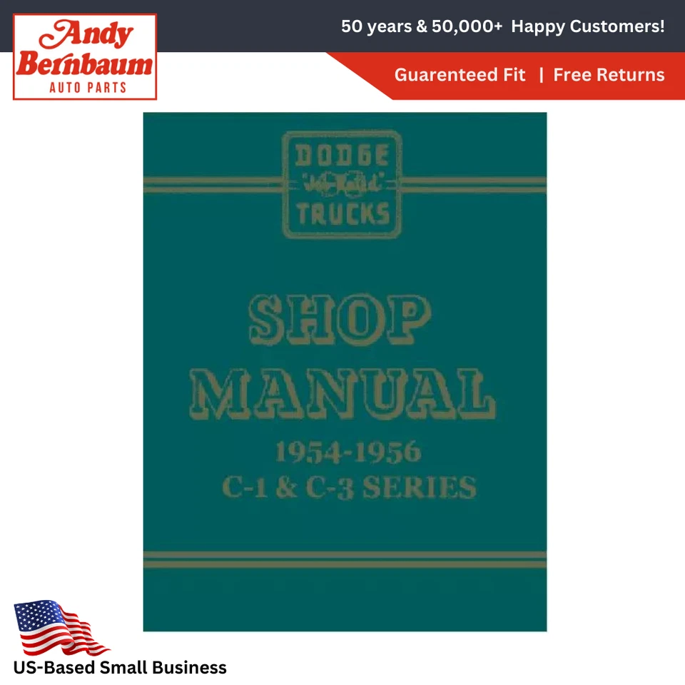 Para 1954-1956 Dodge C-Series Camión Power Wagon Manual De Taller. - Imagen 1 de 4
