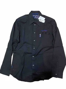 Polo Sport Ralph Lauren Button Up Shirt Men's Size M Black - Picture 1 of 4