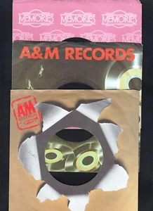 3 pcs - A & M Records Original Co 7" 45RPM Paper Sleeves - Lot - Used - Picture 1 of 4