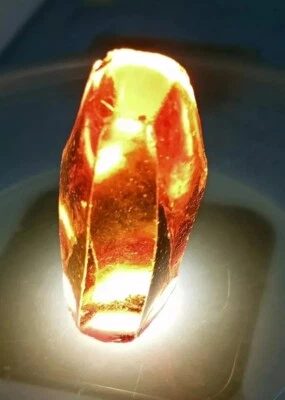 Orange Zircon Rough Cut Cambodian 175-176 Ct Natural Loose Gemstone Certified — 第 1/4 张图片
