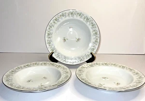 Johann Haviland Forever Spring Bavaria Germany Porcelain 8" Soup/Salad Bowl 3 pc - Picture 1 of 8
