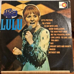 Lulu The Most Of Hits Australia issue 12'' vinyl Lp RARE To Sir With Love (R5.4) - Picture 1 of 2