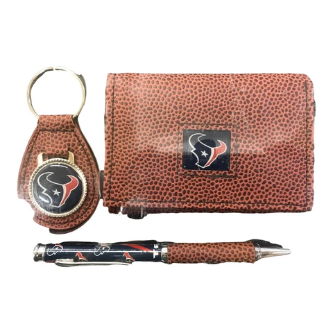 NFL Officially Licensed Pebble Wallet Gift Set Cover