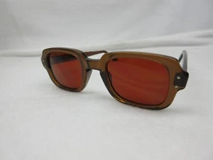 Occhiali da sole Tozier Movie It Military Surplus BCG marrone ambra cosplay vintage nuovi - Foto 1 di 7