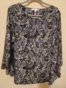 Larry Levine Blouse Women’s 2X Long Sleeve Career - Picture 1 of 8