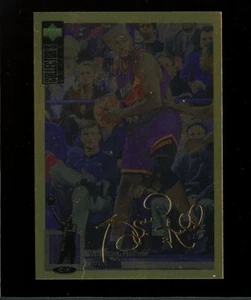 Lámina de firma dorada 1994-95 Upper Deck Collector's Choice #329 Wayman Tisdale - Imagen 1 de 2