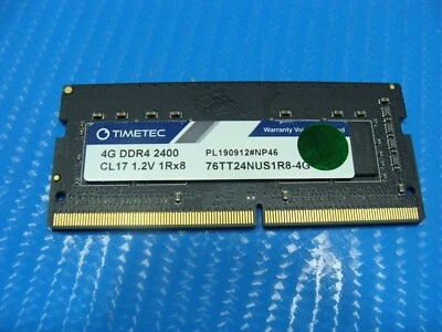 Lenovo 330S-15IKB TIMETEC 4GB 1Rx8 DDR4 2400 Memory RAM SO-DIMM 76TT24NUS1R8-4G - Image 1 of 2