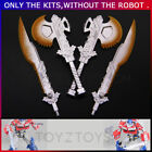 Double Knife AXE Weapon Kit For Studio Series BB102 OP Prime - Silver style