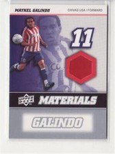 2008 Upper Deck MLS Materials #MM21 Maykel Galindo RED Jersey - Flat S/H