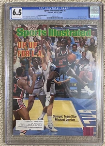 MICHAEL JORDAN 1984 Sports Illustrated CGC 6.5 ๐ฅ Vintage MJ ๐ฅ Olympics USA - Picture 1 of 12
