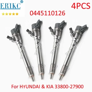 4PCS 0445110126 Diesel Injector 33800-27900 5263319 For HYUNDAI Santa KIA - Bild 1 von 10
