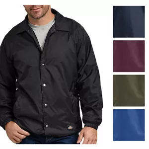 Dickies Men's 76242 Snap Front Windbreaker Water Resistant Jacket - Picture 1 of 42