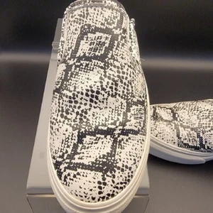 Zapatillas sin cordones Vans con estampado de serpiente zapatos informales para mujer talla 6,5 - Imagen 1 de 9