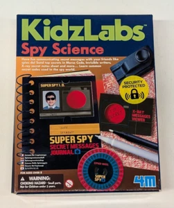 KIDZ LABS, 4M Spy Science Secret Message Kit - 4131, SEALED, FREEPOST UK - Picture 1 of 8