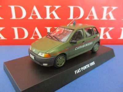 Die cast 1/43 Modellino Auto Carabinieri Fiat Punto 1995 verde - Immagine 1 di 3