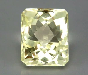 Shola Genuine 15.65 Ct Natural Yellow Hiddenite (Yellow Kunzite) - Picture 1 of 2