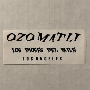Ozomatli Los Dioses Del Baile Los Angeles Sticker Decal Vintage 1990s Pre Label - Picture 1 of 5