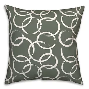 Creative Products Sage Circles 18 x 18 Indoor / Outdoor Pillow - Picture 1 of 3