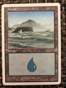 2 MTG Cards - Basic Land Island Seventh Edition 333/350 Regular Land NM 2001 - Picture 1 of 2