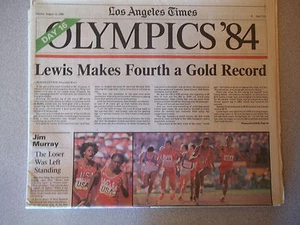 84 Olympics, Los Angeles Times  (Aug 12) - Picture 1 of 1